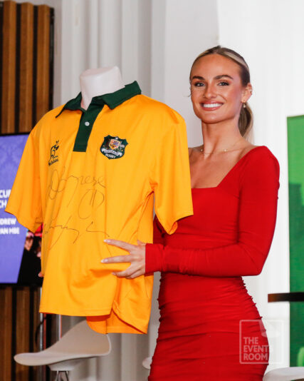 The Events Room rugby lunch with Andrew Mehrtans Michael Lynagh Derek Bevan